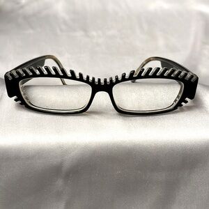 Designer Grotesque Eyeglasses Dark Green
